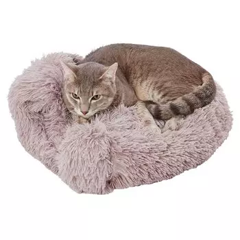 Petio Fluffy Dome Bed AWY R Ash Rose for Dogs and Cats