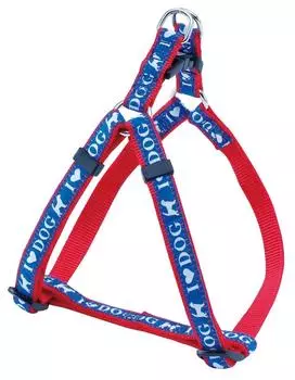 Petio Little Angel Love Dog Harness Blue для очень маленьких собак, размер SS синий
