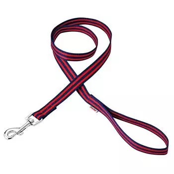 Petio Merikaji Striped Lead Navy для средних собак размера M тёмно-синий
