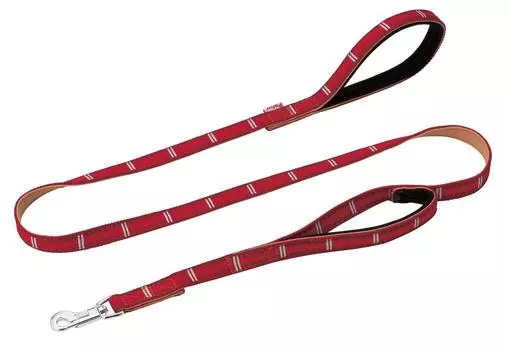 Petio Pet Leash BASIC PLUS Rhombus Lead красный для больших собак размер L красный