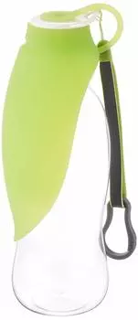 Petio Портативная бутылка для воды Leaf Green для домашних животных