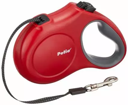 Petio Reel Lead Load красный для маленьких собак размер S красный