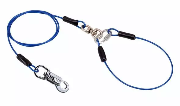 Petio Tough Gear Wire Chain Plus Blue для маленьких собак 3,0 мм синий