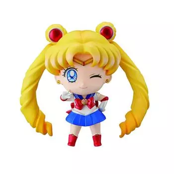 Petit Chara Guardian Sailor Sailor Moon 9 см ПВХ окрашенная готовая фигурка Deluxe! «Красивая луна» ок.