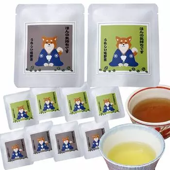 Petit Gift Ureshino Tea Чайные пакетики 2 пакетика Набор из 8 штук Зеленый чай Hojicha Пенсионный Спасибо Поздравительные сладости Милые индивидуально упакованные Happy Ureshino Tea