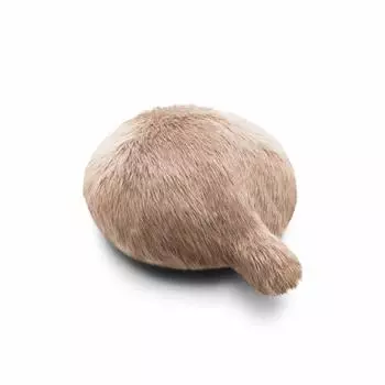 Petit Qoobo Yukai Engineering Подушка для лечения кошек, кошачий хвост, терапия, робот, коммуникация с домашними животными, перезаряжаемая (Маррон (коричневый))