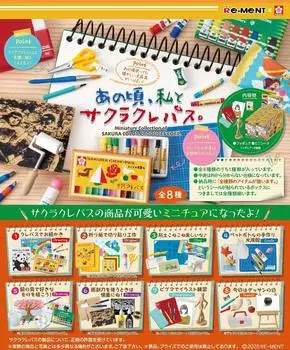 Petit Sample Series Back me и Sakura BOX product Re-ment тогда, Crepas.