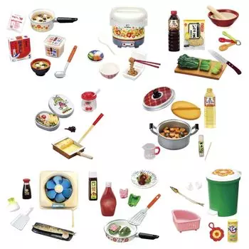 Petit Sample Series Hot Taste of Home Box 8 8 шт. Re-ment Happiness, Продукт, Типы,