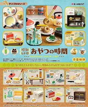 Petit Sample Series Showa Retro Snack Time BOX продукт 8 8 штук Re-ment типы,