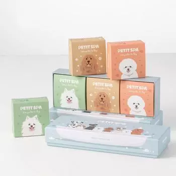 PETIT SPA Premium Dog Shampoo Bar Puppy Cat Натуральное веганское мыло