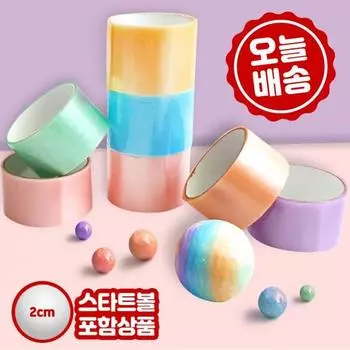 Petite Mine Tape Ball Изготовление шариков из ленты, набор из 10 предметов, лента Start Ball, настольная игра, представитель Кореи