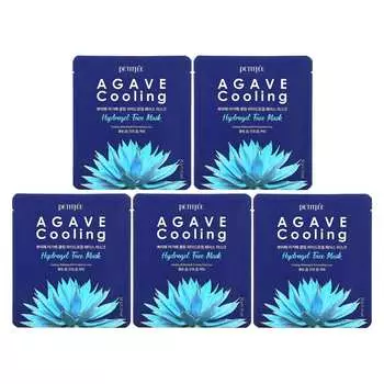 Petitfee, Agave Cooling, гидрогелевая маска для лица, 5 упаковок, 32 г (1,12 унции) каждый