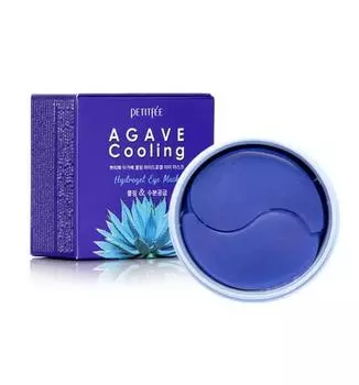 Petitfee Agave Cooling Hydrogel Eye Mask 60pcs – Soothing & Hydrating Eye Care 1 box (60pcs)