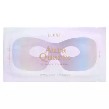 Petitfee, Aura Quartz, гидрогелевая маска для кожи вокруг глаз, переливающаяся лаванда, 1 маска, 9 г