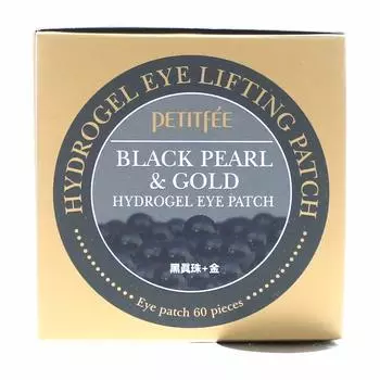 Petitfee Black Pearl Gold Hydrogel Eye Patch Eye Pack & [Товар]