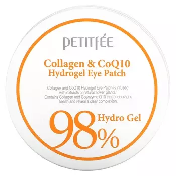 Petitfee, Collagen & CoQ10 Hydrogel Eye Patches, 60, 1.4 g each