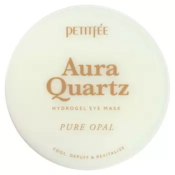 Petitfee, Гидрогелевая маска для глаз Aura Quartz, 40 патчей