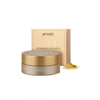 [PETITFEE] Гидрогелевые патчи для глаз с золотом, 60шт 1pcs