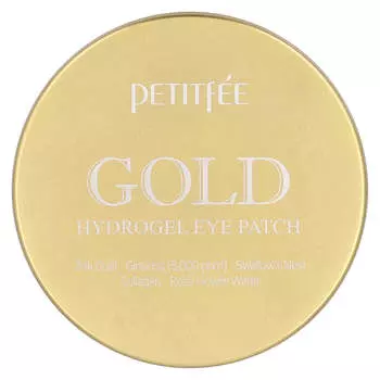 Petitfee, gold hydrogel eye patch, 60 pieces