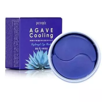 [PETITFEE] Охлаждающие гидрогелевые патчи с экстрактом агавы и черники, 60шт 1pcs