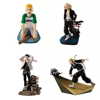Petitrama Series Tokyo Revengers TOMAN HEROIC SCENES 80 мм ПВХ окрашенная готовая фигурка (BOX) Прибл.