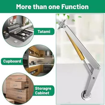 Петли для крепления крышки, петли для ящика для кровати, грузоподъемность 15 кг, нержавеющие, регулируемый угол