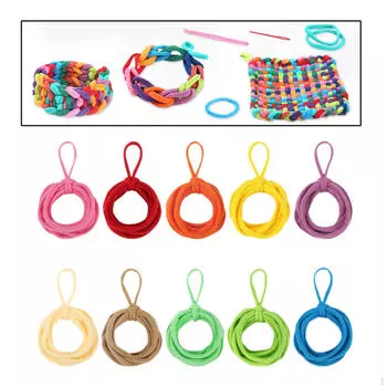 Петли для ткачества с эластичными кольцами для всех возрастов 10 Colors 120pcs