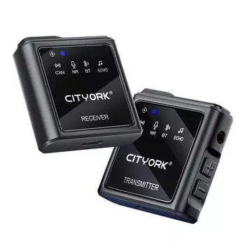 Петличный микрофон для прямой трансляции, шумоподавление 2,4G, DSP, интеллектуальное шумоподавление, ремонт звука чёрный