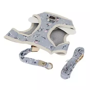 Petlong шлейка + поводок для собак пастельных тонов PTR462, синий, 2 комплекта