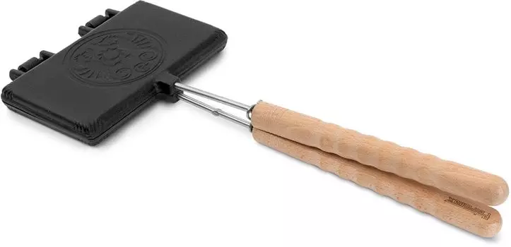 PETROMAX Outdoor Camping Waffle Frying Pan Вафельница Японская 13785 Двусторонняя [Оригинальный продукт] чёрный