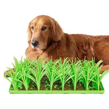 Pets slow feeder Silicone Grass Slow Food Mat Dogs Snuffle Pad Cats Licking Pad Non-slip Eating Mat pet Supplies Dog Accessories зелёный