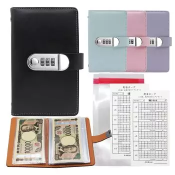 Petyume Piggy Bank with Savings Holds 100 Hidden Savings 1 Million Savings Money Piggy Bank Instruction Manual Included Card, Bills, Lockable, Safe, чёрный