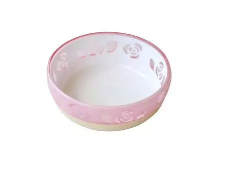 Petz Route Delicious looking meow tableware mini pink rose