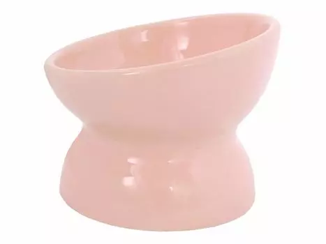 Petz Route Seto Ware Nyanraku Tableware Rice Milky Pink