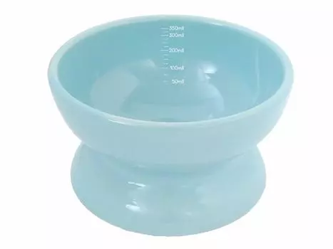 Petz Route Seto Ware Nyanraku Tableware Water Only Milky Blue