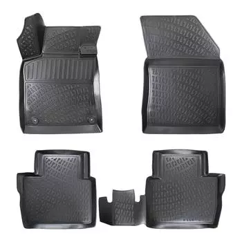 Peugeot 508 (After 2018) High-Quality and Durable Rubber Car Floor Mats - Odorless, Non-Slip, Long-Lasting