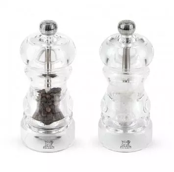 PEUGEOT Nancy 12 см 2 шт. - ручная акриловая мельница для перца и соли