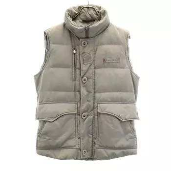PEUTEREY No sleeve Down vest S Silver Men s Used