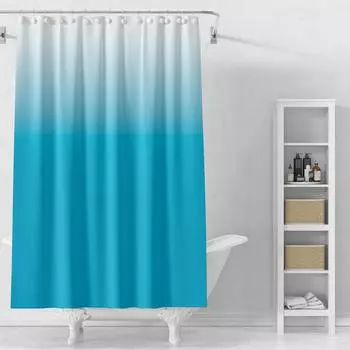 PEVA Gradient Shower Curtain Waterproof, Mildew-Proof And Moisture-Proof Bathroom Partition Curtain Bathroom Shower Curtain 180*180cm