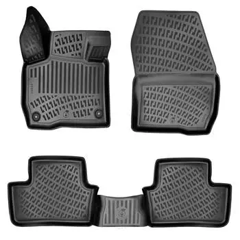 Пежо 308 Электрический (После 2022 года) Высококачественные и прочные резиновые автомобильные коврики — без запаха, нескользящие, долговечные.