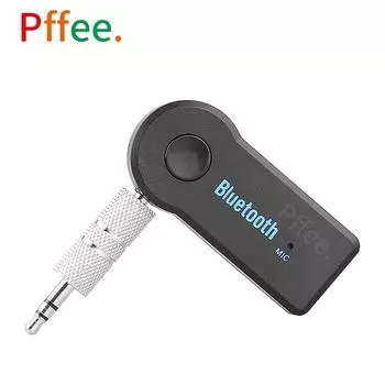 Pffee 3,5 мм разъем AUX Bluetooth приемник беспроводной аудиоадаптер для телефона автомобильный динамик