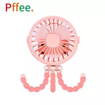 Pffee 3-скоростной мини-USB-вентилятор Octopus Transformed Leg Портативные ручные вентиляторы с возможностью подзарядки