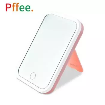 Pffee мини светодиодное сенсорное зеркало для макияжа