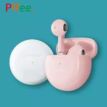 Pffee Pro 6 TWS Беспроводные Bluetooth-наушники с сенсорным управлением и микрофоном с шумоподавлением, универсальные для всех телефонов