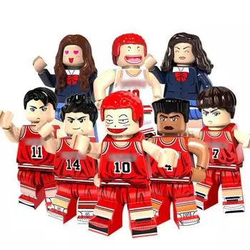 Pg8092 Basketball Master Building Block Фигурка Мелкие Частицы Мозаика Кукла Игрушка Сумка