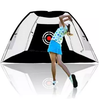 PGL Golf Гольф Тренировочный мяч для гольфа для домашнего хранения Сумка Easy Park Net, Сетка, Защита, Небьющийся, Практика, В комплекте, Установка, Складной,