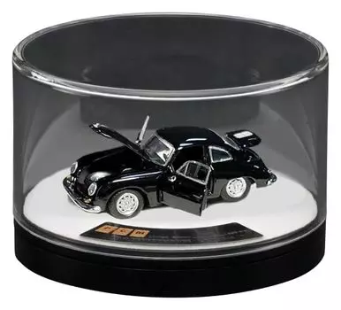 PGM Porsche 356 Черный Вращающийся дисплей Завершенное изделие TK.Company 1/64 чёрный