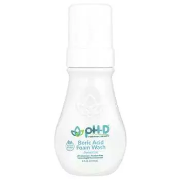 pH-D Feminine Health, Пенка для умывания с борной кислотой, для чувствительной кожи, 6 жидких унций (177,44 мл)