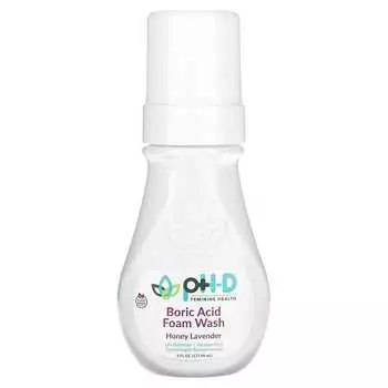 pH-D Feminine Health, Пенка для умывания с борной кислотой, медово-лавандовый, 6 жидких унций (177,44 мл)