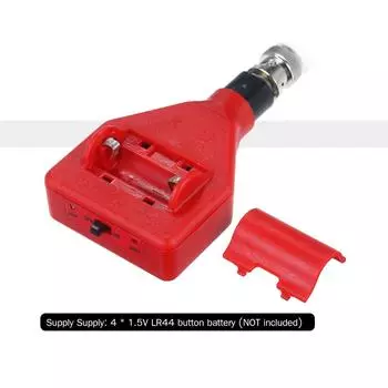 pH-метр, диапазон измерения pH 0–14, тестер качества воды, 1,5-дюймовый ЖК-дисплей PH, ручка с зеленой подсветкой для pH-98201L красный